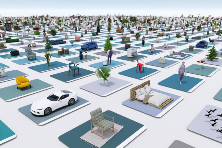 bibliotheque paysage Lumion