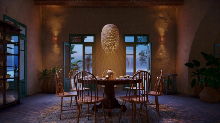 effet-eclairage- volumetrique