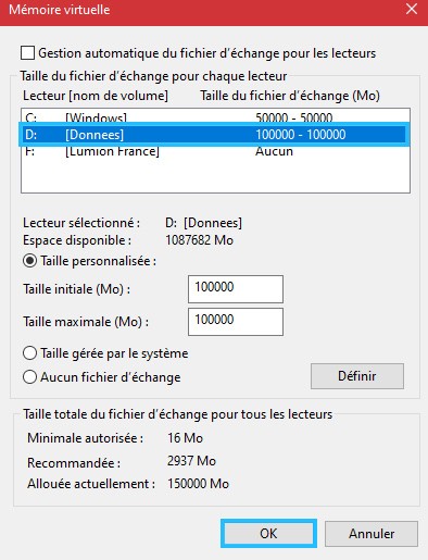 Mémoire-virtuelle-ordinateur-windows-Lumion