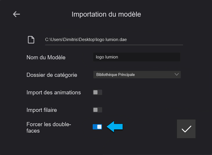 Importation-Nouveau-Model