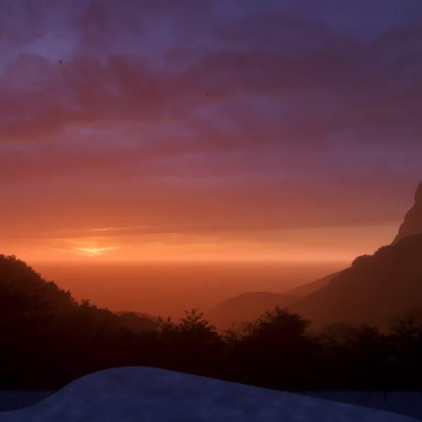 Projet Lumion 2023 Casa Das Canoas par Adam Ingram - Coucher de soleil