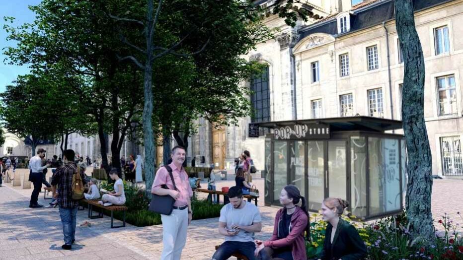 Végétalisation-de-la-place-Mon-Seigneu-Ruch-à-Nancy-Lumion-metropole-grand-nancy-marc-valence