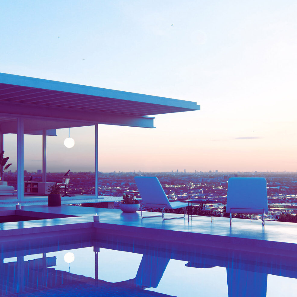 Lumion-2023-3-Stahl-house-LUT-rendu-style-prédéfinis-retro