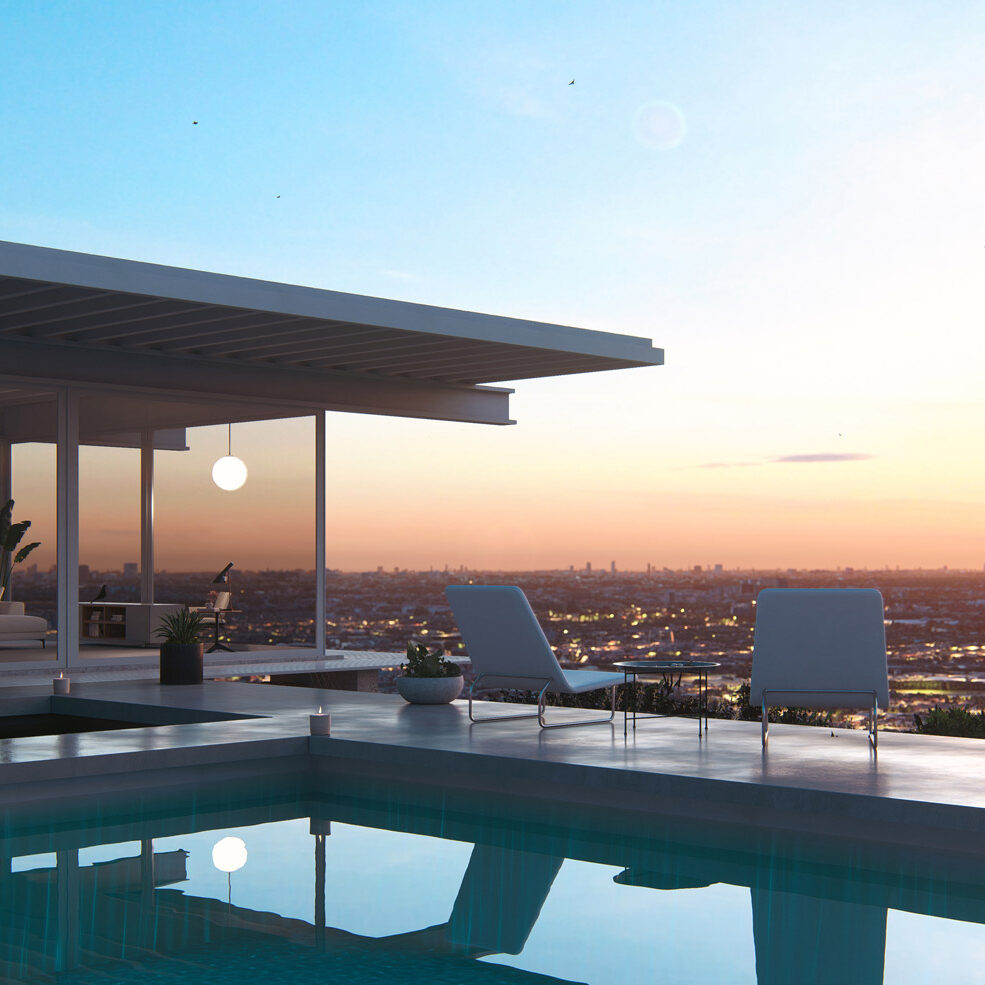 Lumion-2023-3-Stahl-house-LUT-rendu-style-prédéfinis-tropical