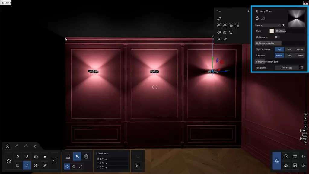 Ajuster-eclairage-version-Lumion-2023.3