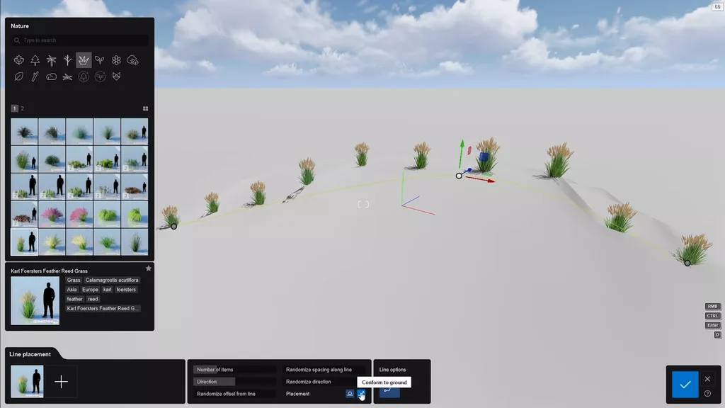 Habiller-espace-Lumion-fonctionnalite-version-Lumion-2023.3