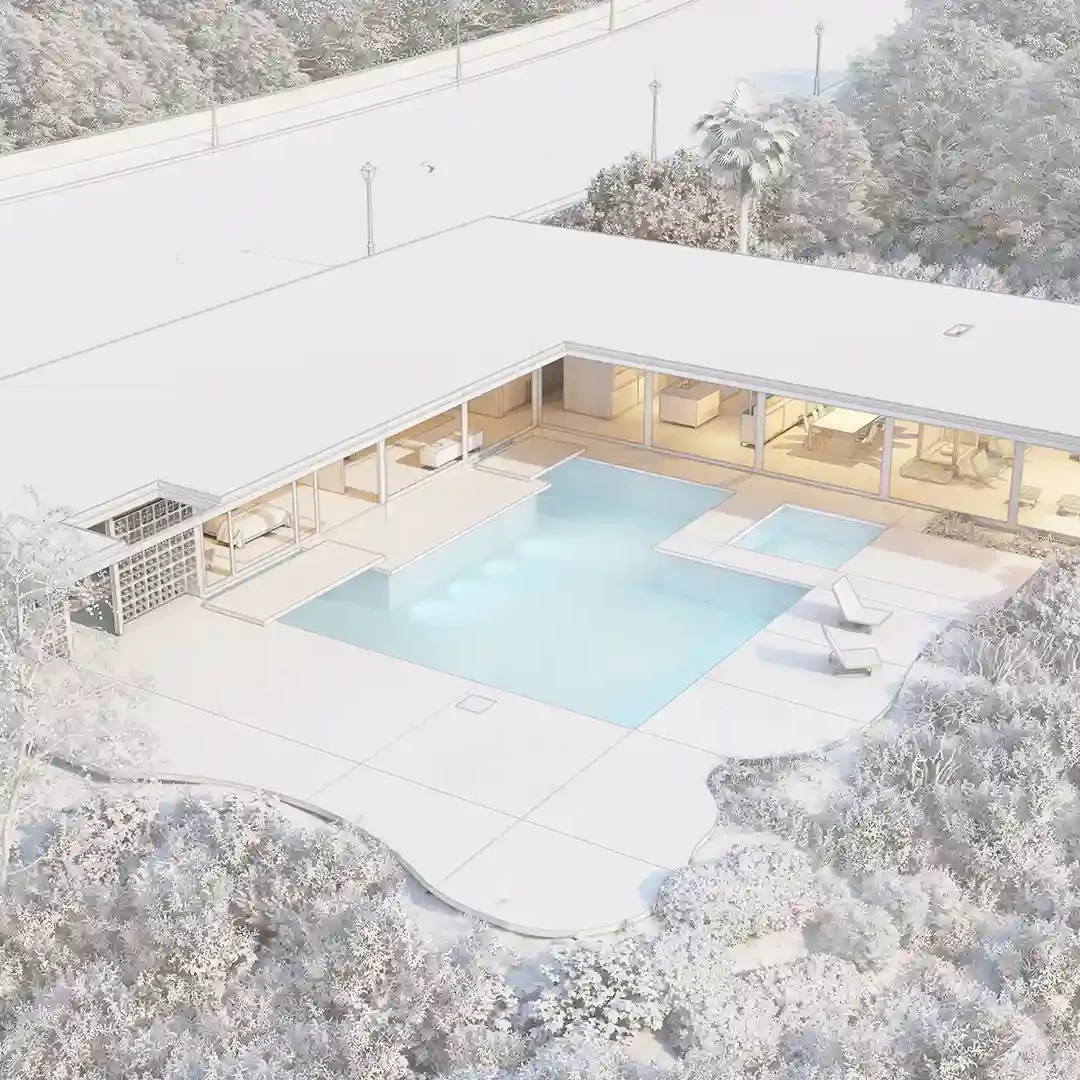 Animation-phasage-Lumion-maquette blanche