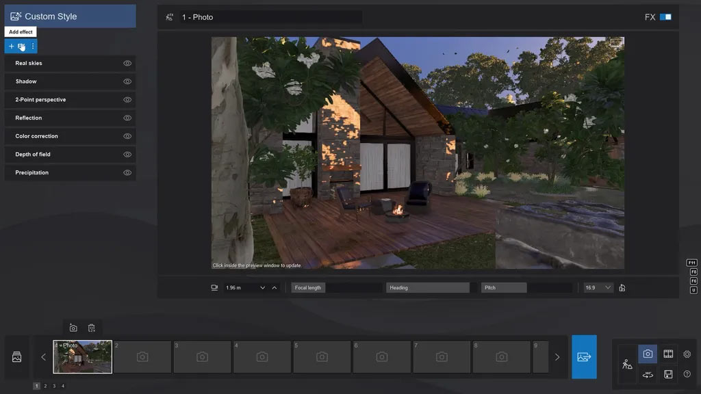 Style-personnalise-effets-creation-scenes-Lumion