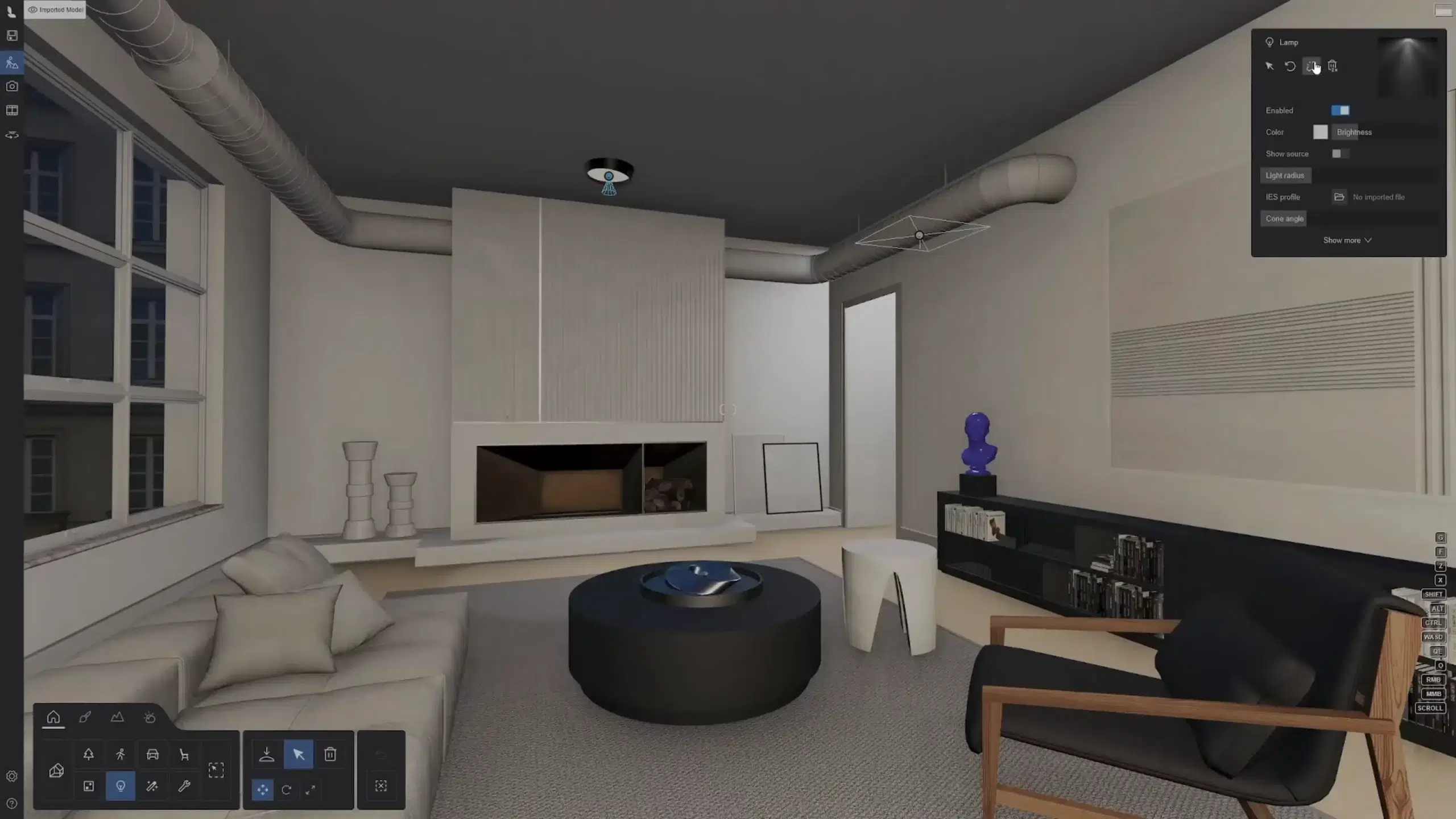 Deplacer-supprimer-lumieres-Lumion