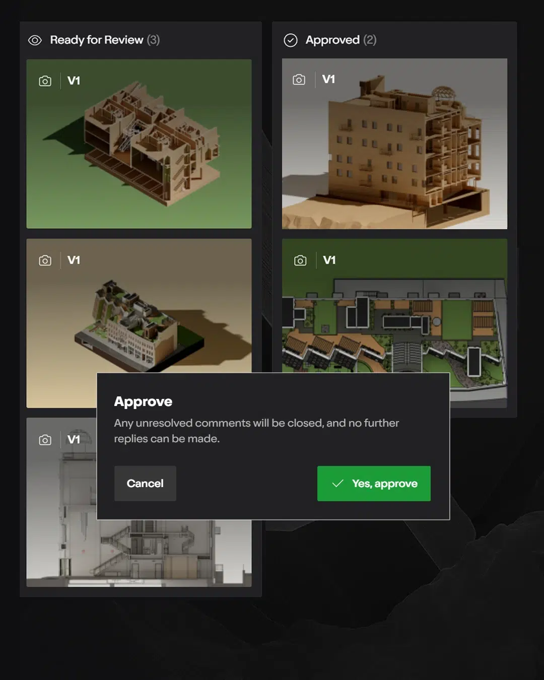 Statut-projet-Lumion-cloud-Lumion-view-revit-disponible